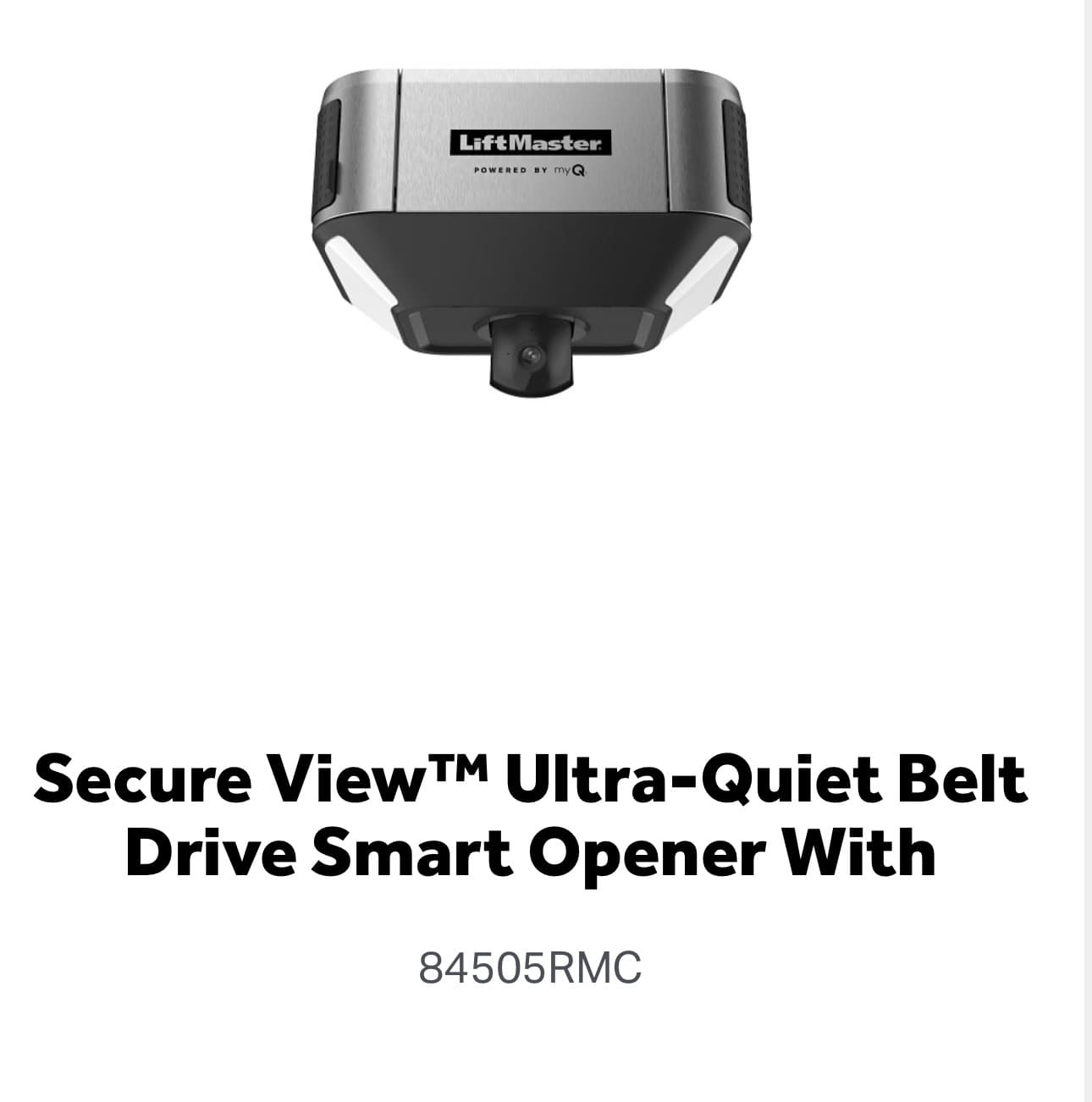 Secure View™ Belt Drive with Dual LED (84505R)